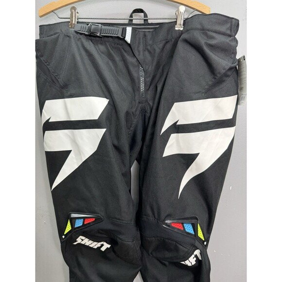 Shift Whit3 Ninety Seven Trac Pants Black/White ADULT Size 40 Utility Pocket - Picture 4 of 11